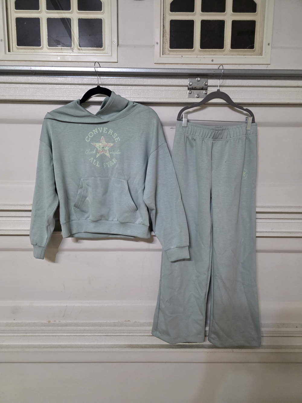 Converse Kids Mint Green Hoodie & Jogger Set
